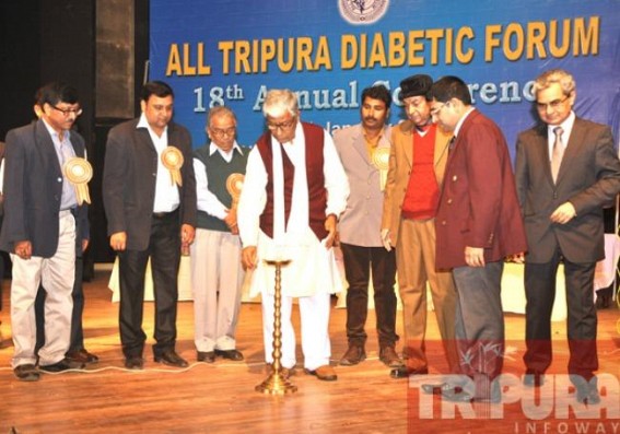 CM Manik Sarkar inaugurates 18th Annual Conference of All Tripura Diabetic forums CM Manik Sarkar inaugurates 18th Annual Conference of All Tripura Diabetic forums